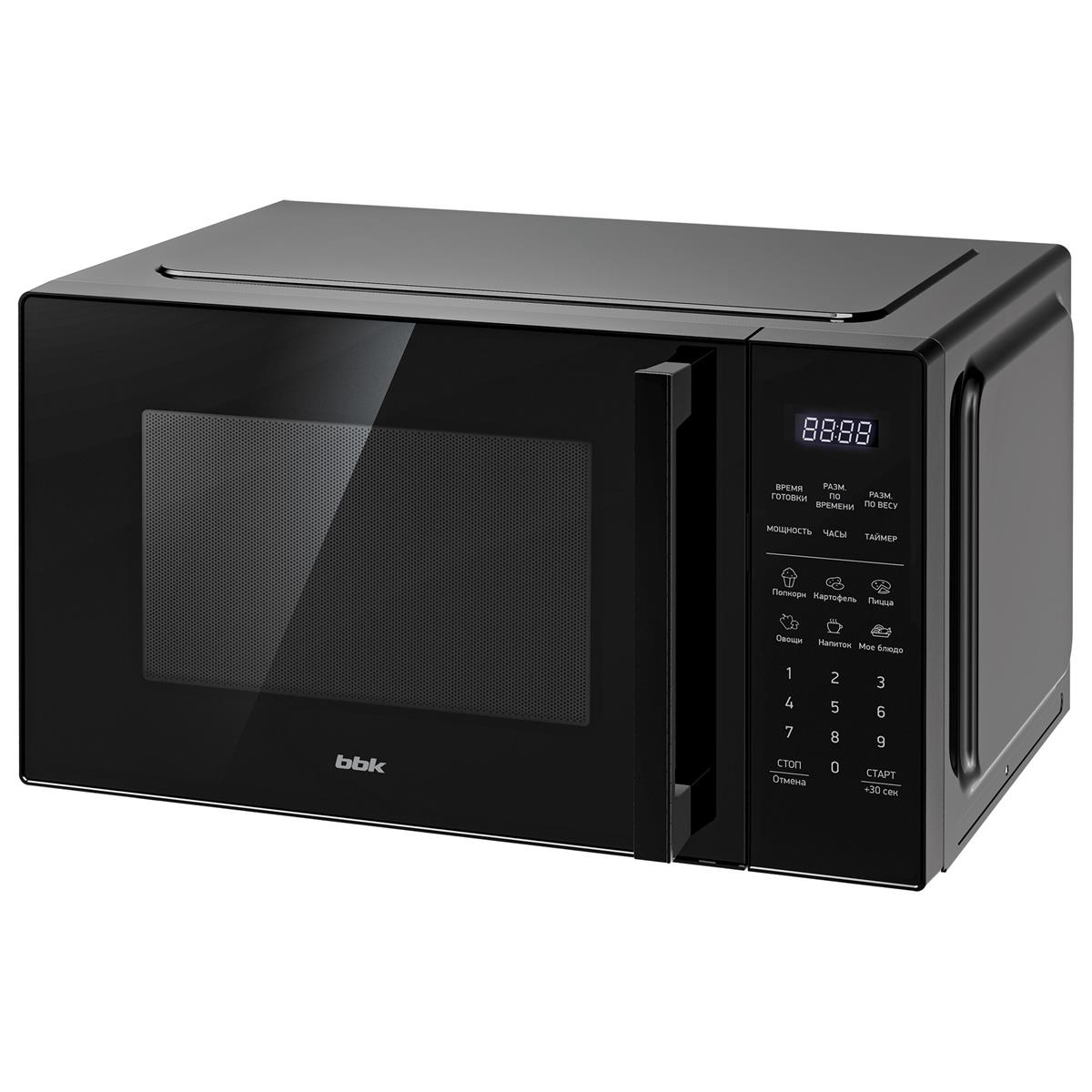 Изображение Микроволновая печь BBK 23MWS-852S/B (800 Вт  23 л    черный)