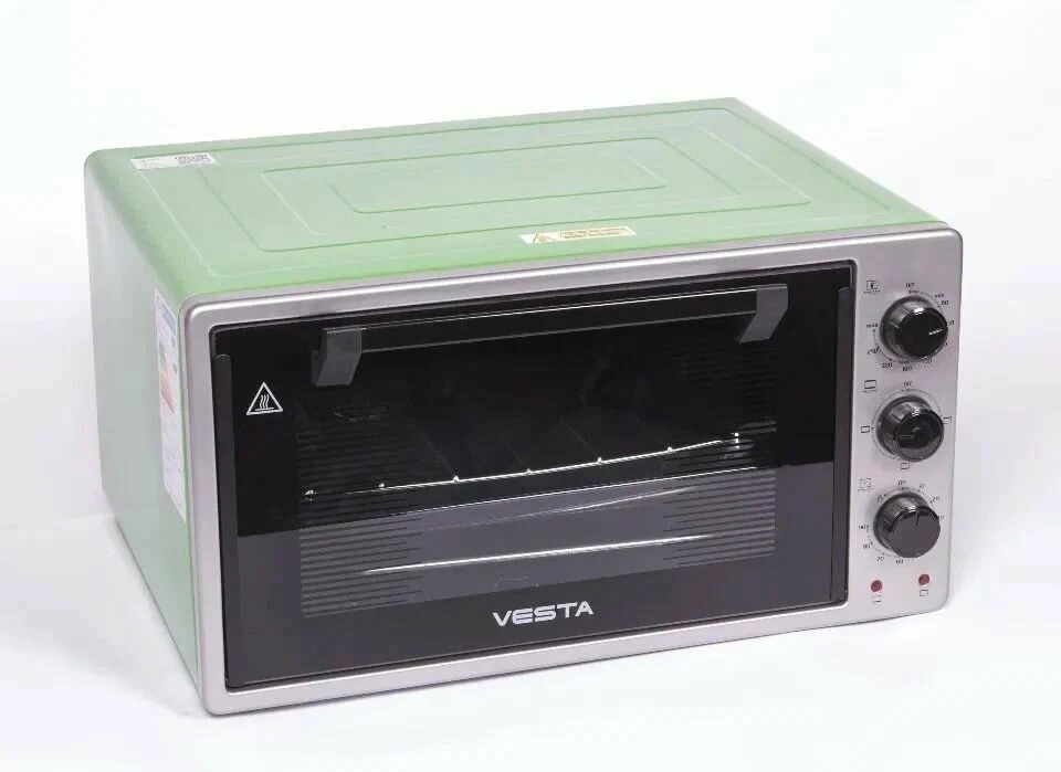 Изображение Электропечь VESTA MP-V 2336 PL (36 л /1450 Вт /зеленый, серый)