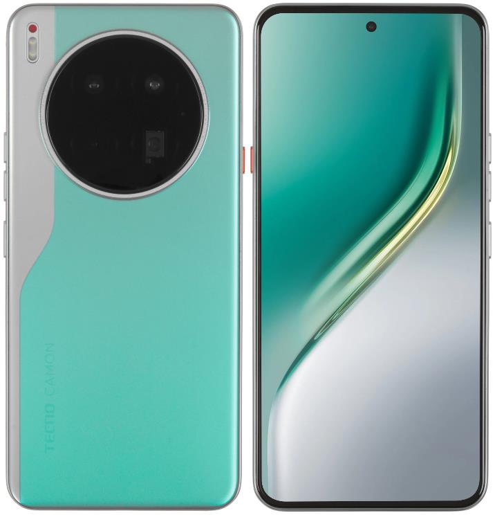 Изображение Смартфон TECNO Camon 40 Premier 5G (256 Гб/12 Гб) зеленый