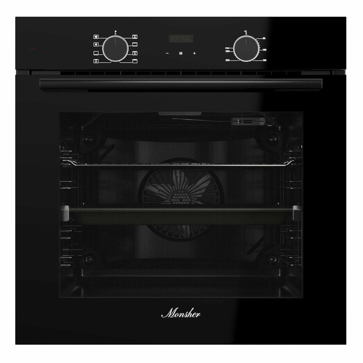 Изображение Духовой шкаф MONSHER MOE 6008 Noir (80 л , чёрный)
