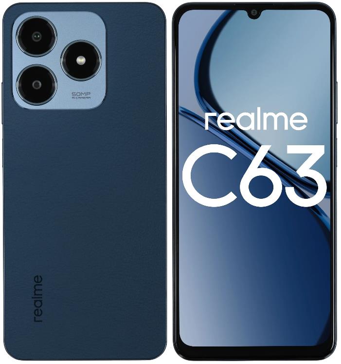 Изображение Смартфон Realme C63 (256 Гб/8 Гб) синий