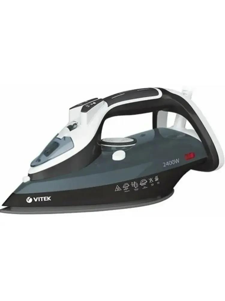 Изображение Утюг VITEK VT-8304 (2400 Вт/синий, черный, белый)
