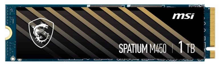 Изображение SSD диск MSI SPATIUM M450 V1 1000 Гб 2280 (S78-440L0M0-P83)