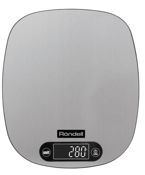 Изображение Весы кухонные Rondell Modern RDE-1552 макс.вес:10кг (сталь)