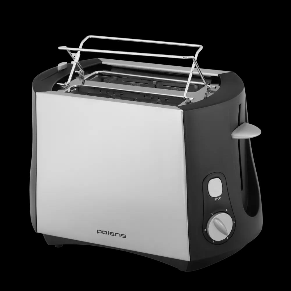 Изображение Тостер Polaris PET-0812A (800 Вт  черный)
