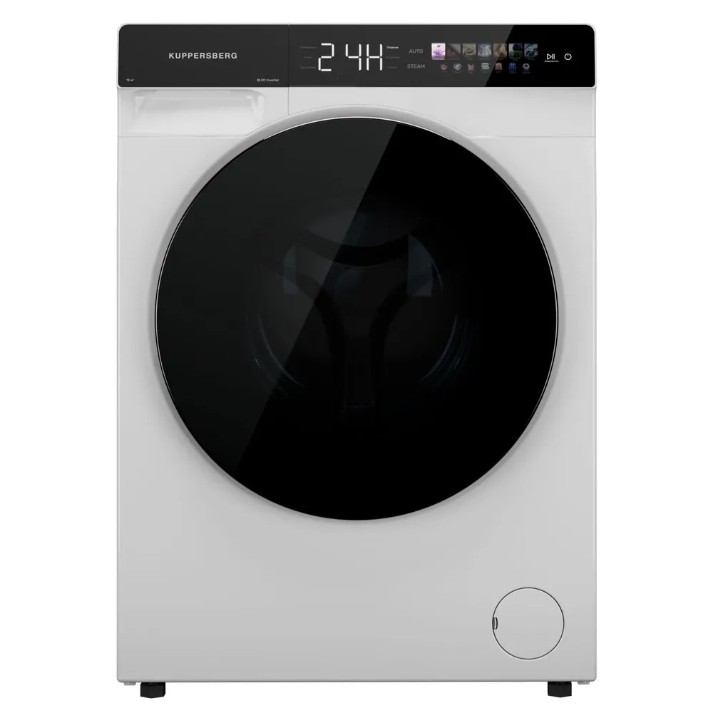 Изображение Стиральная машина Kuppersberg WM 590 W, белый (фронтальная, 12 кг, 1200 об/мин )