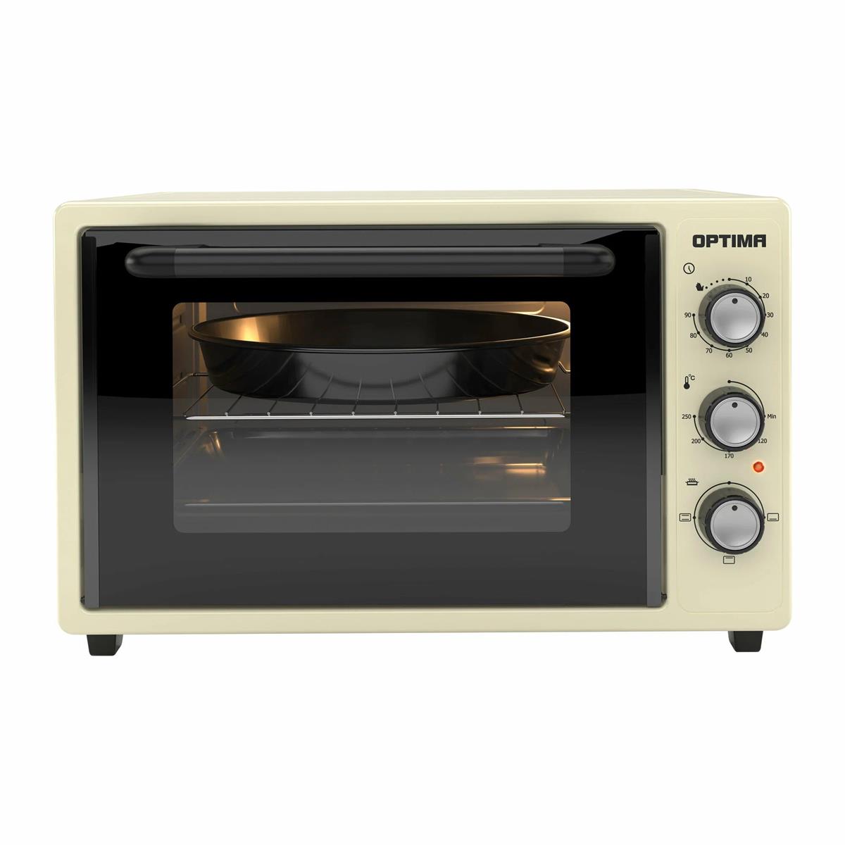 Изображение Электропечь Optima MO-38B (38 л /1400 Вт /бежевый)