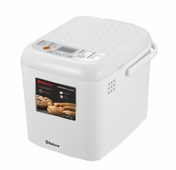 Изображение Хлебопечь Sakura SA-7508W (белый)
