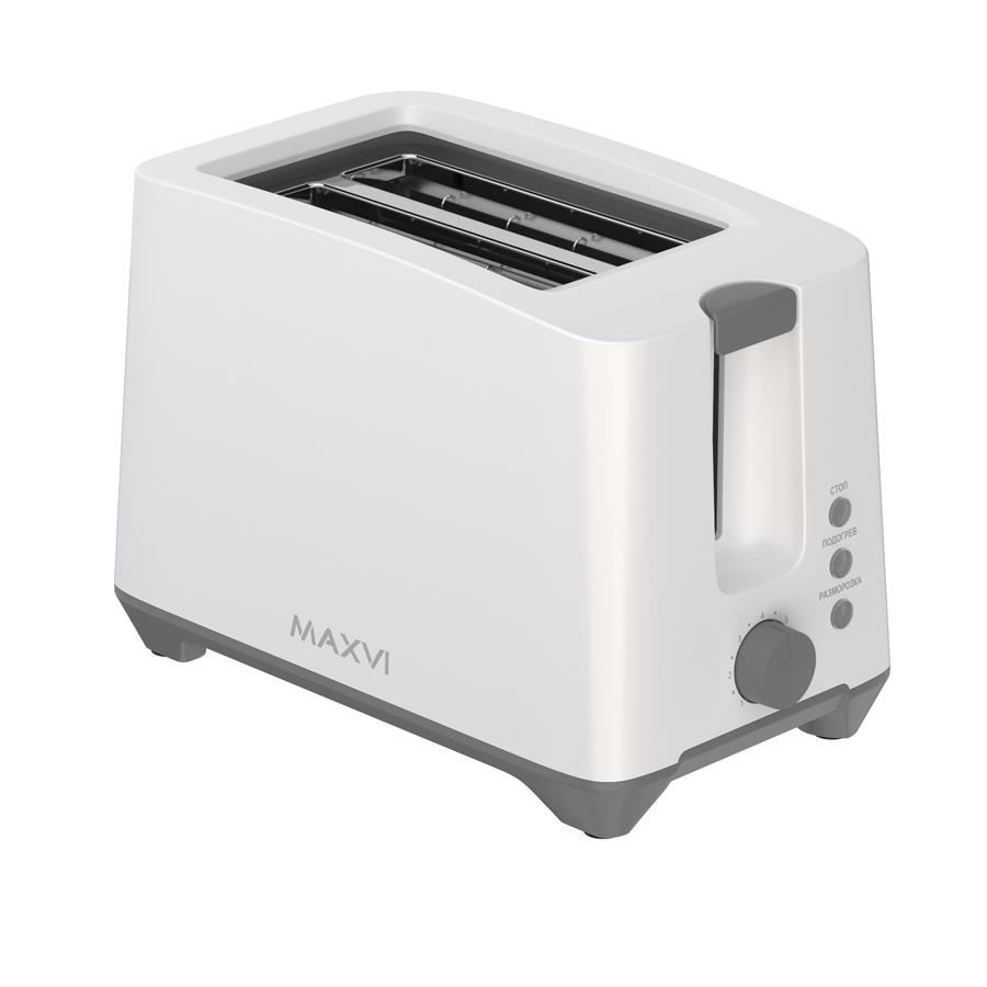 Изображение Тостер MAXVI KT725P white (750 Вт  белый)