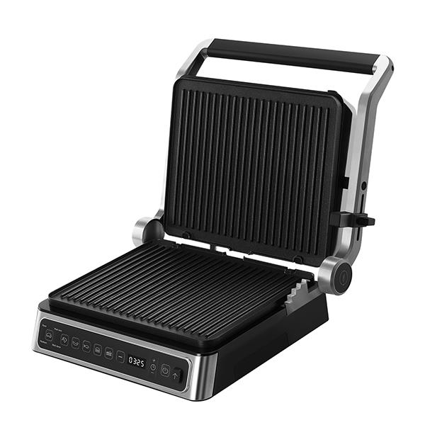 Изображение Электрический гриль BQ GR3010 Black-Steel, 2000 Вт