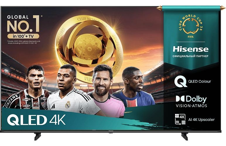 Изображение Телевизор Hisense 43E7Q 43" HDR, 4K Ultra HD Smart TV черный
