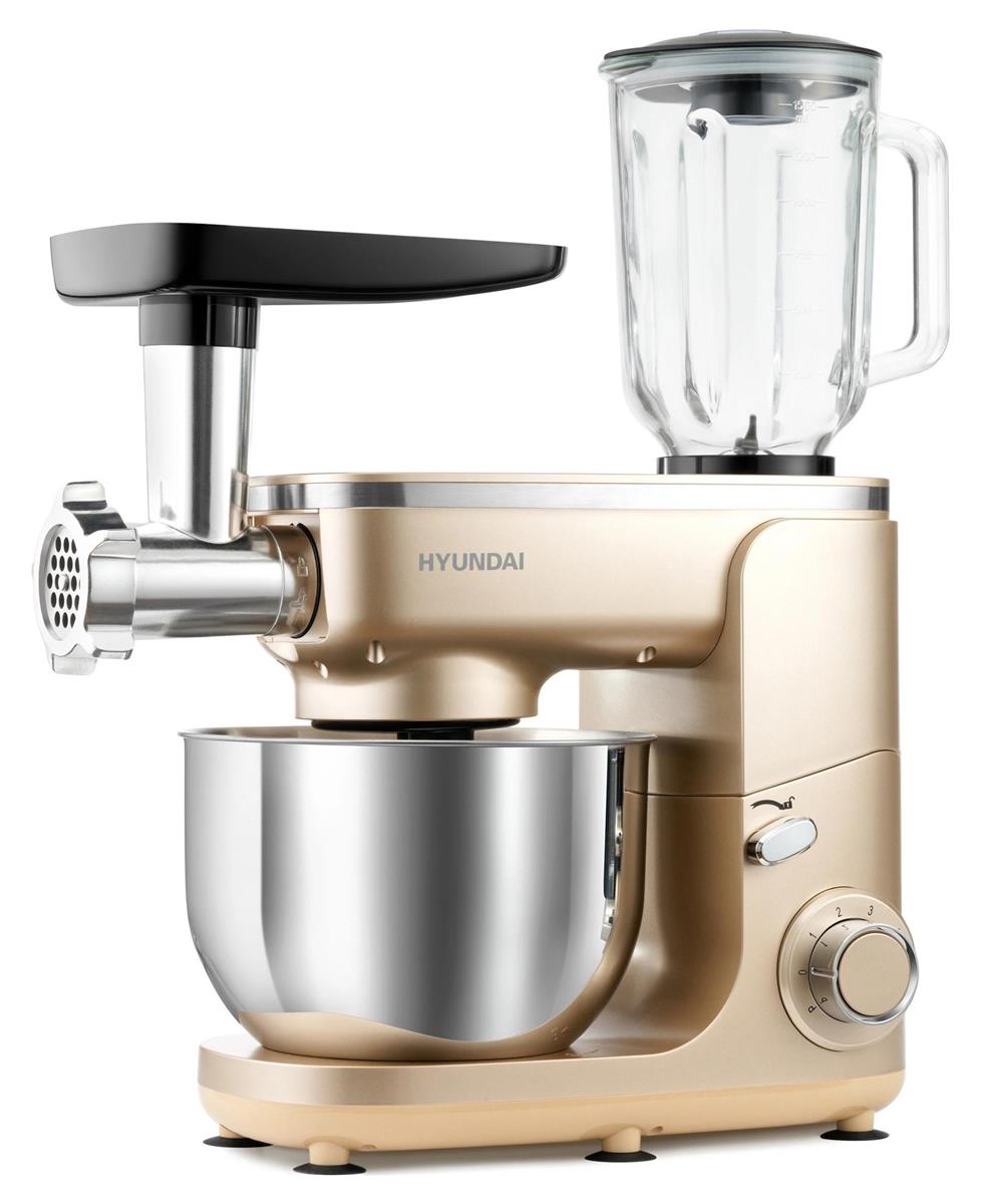 Изображение Кухонный комбайн Hyundai HYMS7451 (5 л /1400 Вт /золотистый)