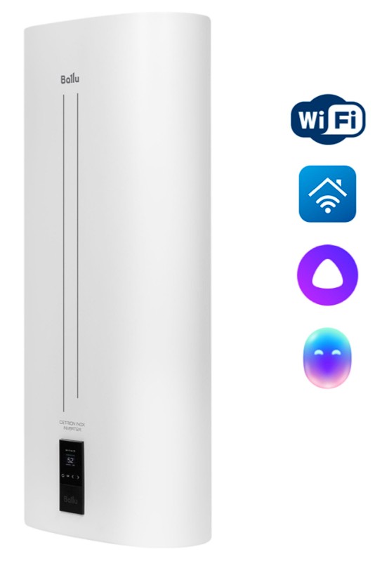 Изображение Водонагреватель Ballu BWH/S 50 Cetrion Inox Inverter (50 л /2 кВт/нержавеющая сталь)