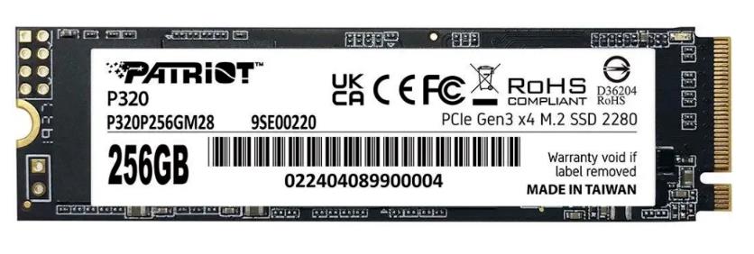 Изображение SSD диск Patriot P320 256 Гб 2280 (P320P256GM28)