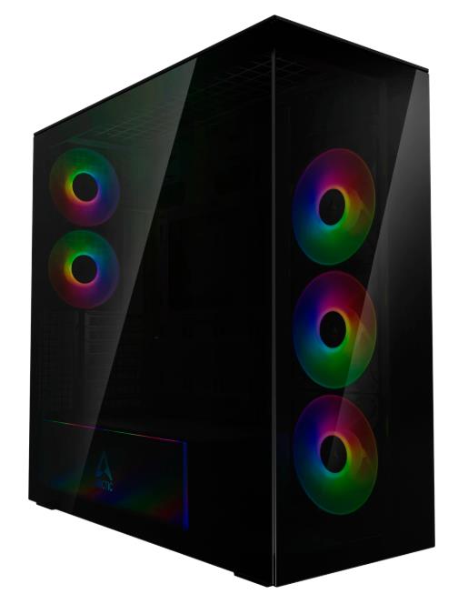 Изображение Корпус Arctic Xtender Black (mATX, ATX, Mini-ITX, EATX, черный, без БП)/(ACPCC00015A)