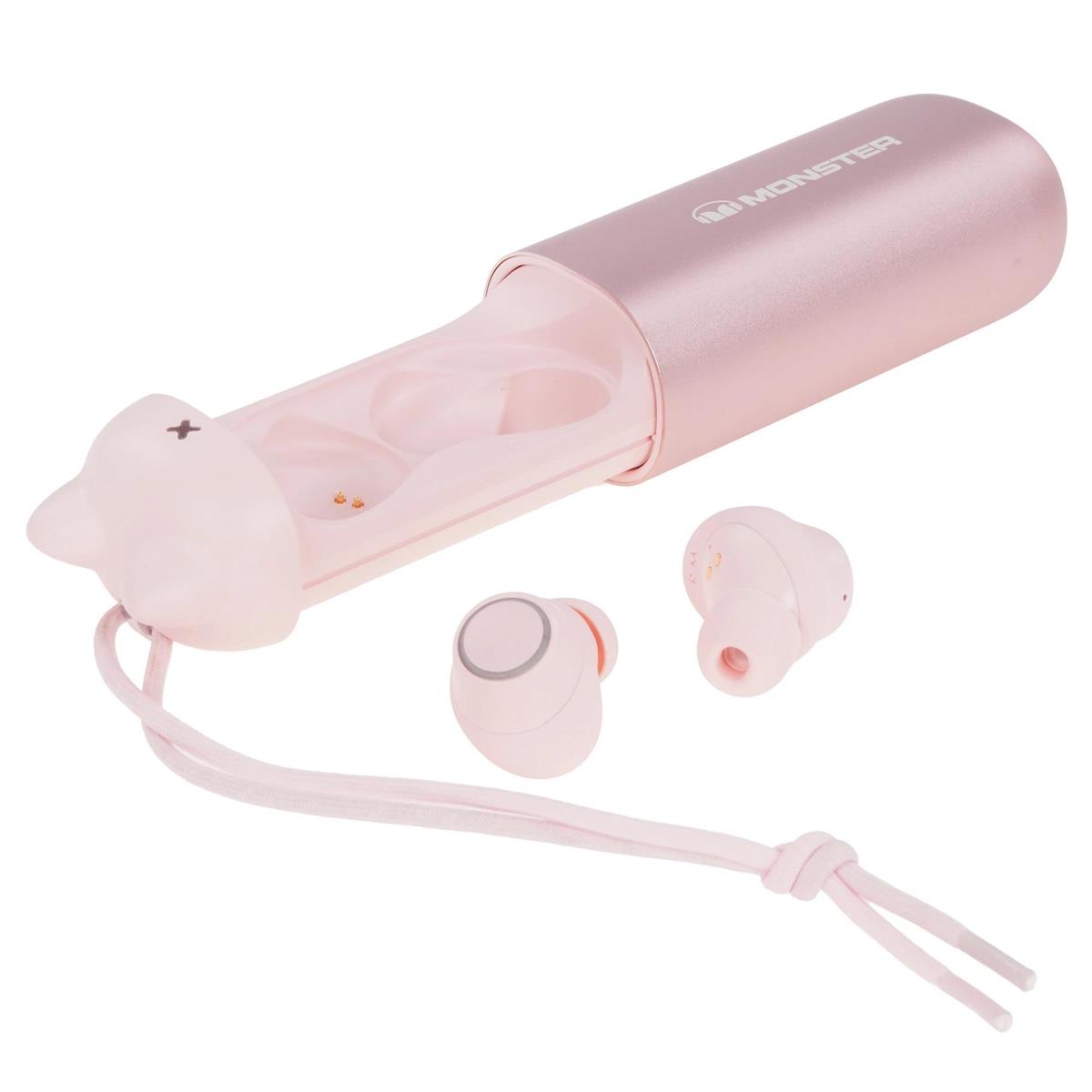 Изображение Bluetooth-гарнитура/наушники Monster Melody (MH22116) TWS (розовый)