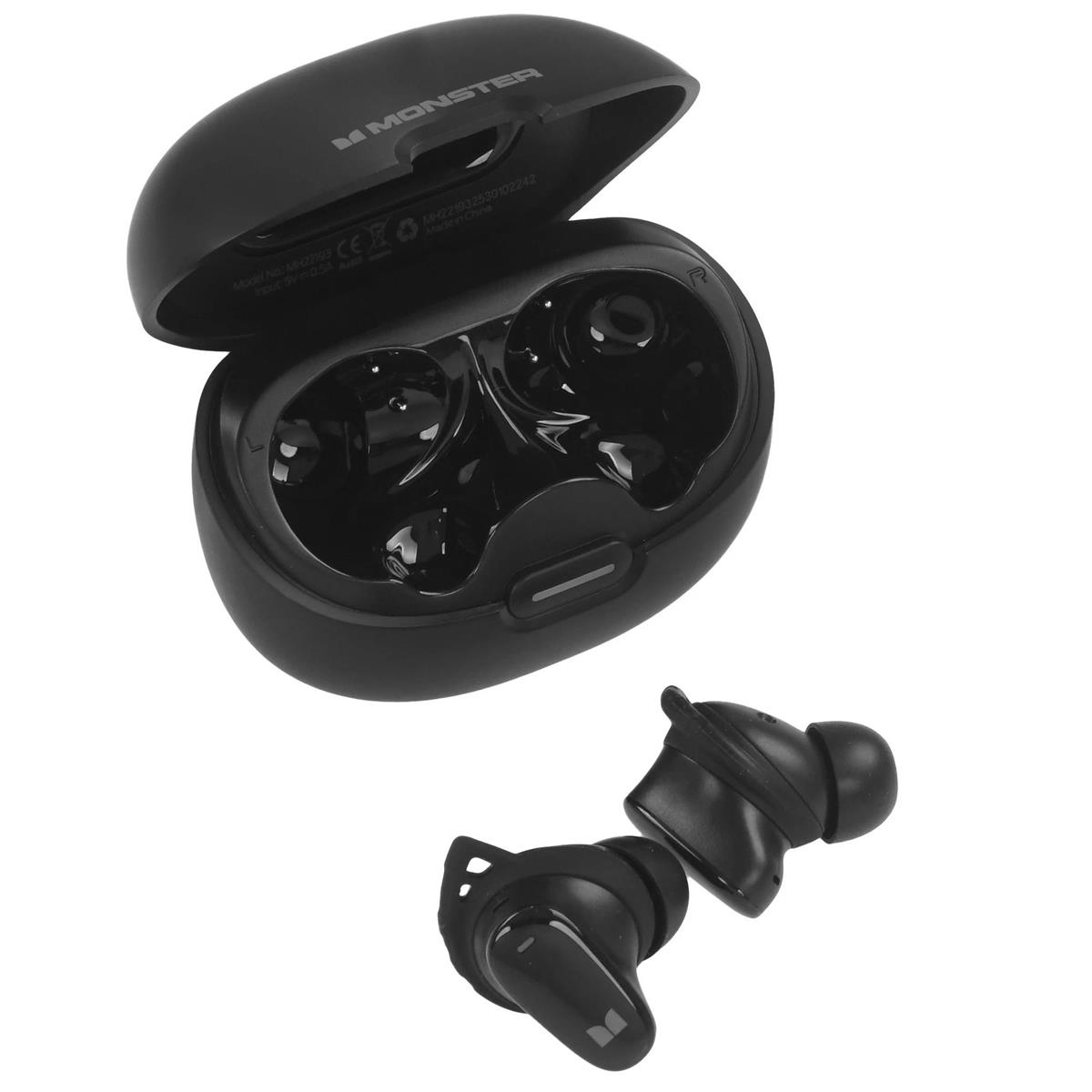 Изображение Bluetooth-гарнитура/наушники Monster N-Lite 206 (MH22193) TWS (черный)