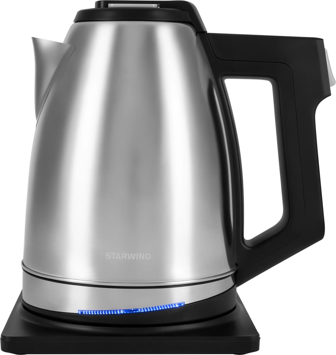 Изображение Электрический чайник STARWIND SKS4040 (1800 Вт/2 л /металл, пластик/серебристый)