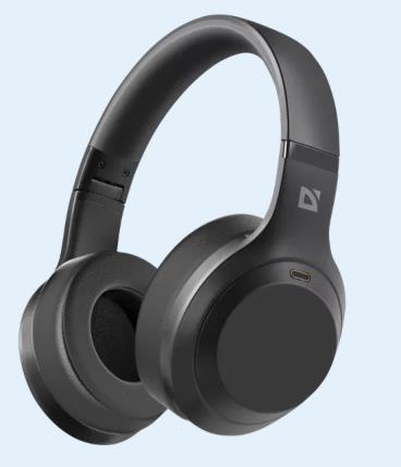 Изображение Bluetooth-гарнитура/наушники Defender FreeMotion B695, Bluetooth (черный)