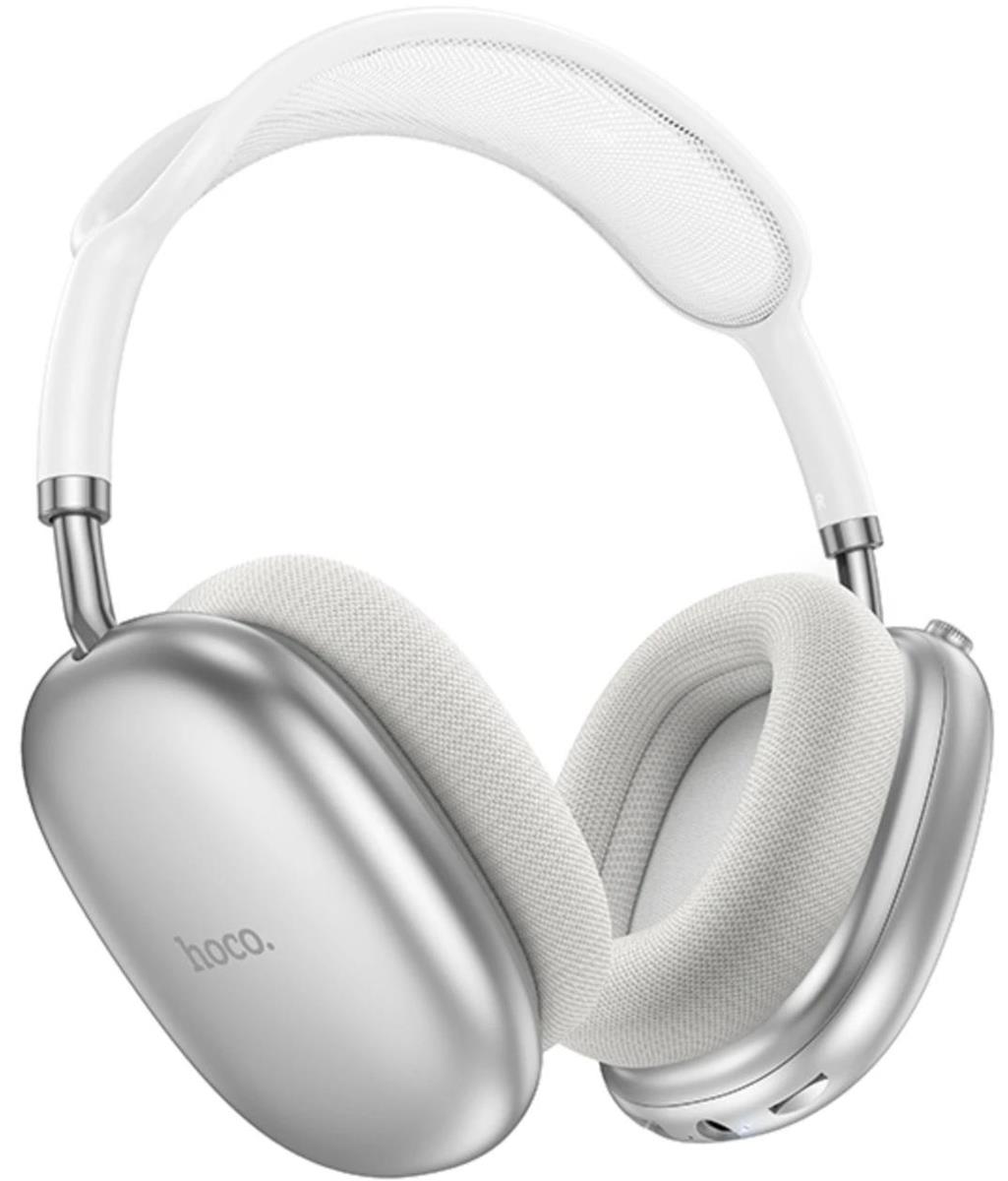 Изображение Bluetooth-гарнитура/наушники Hoco W55 Silver (серебристый)