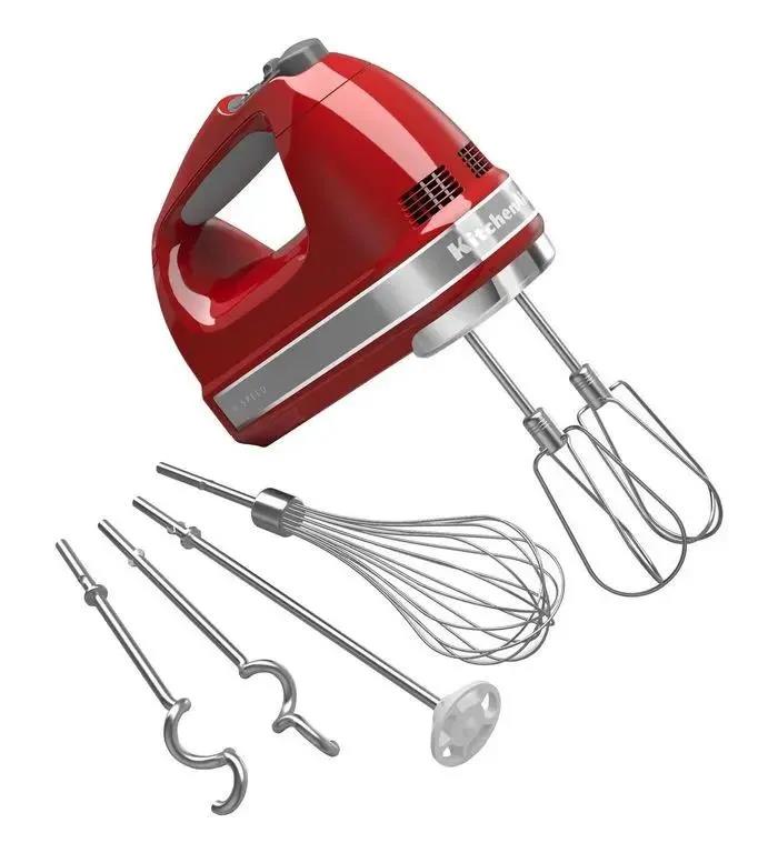 Изображение Миксер KitchenAid 5KHM9212 (85 Вт /красный)