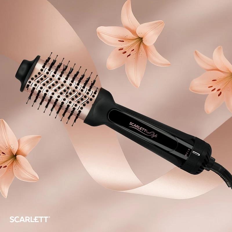 Изображение Фен-щетка Scarlett SC-HAS73I13  (1200 Вт /черный)