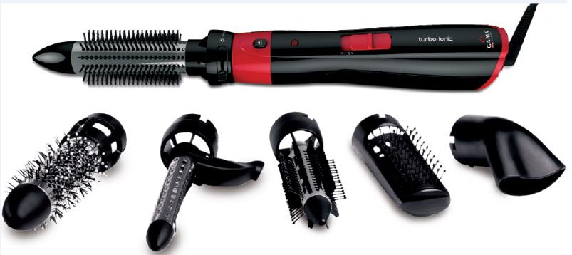 Изображение Фен-щетка GA.MA GH0102 TURBO ION-CX 6 в 1 (1200 Вт /черный)