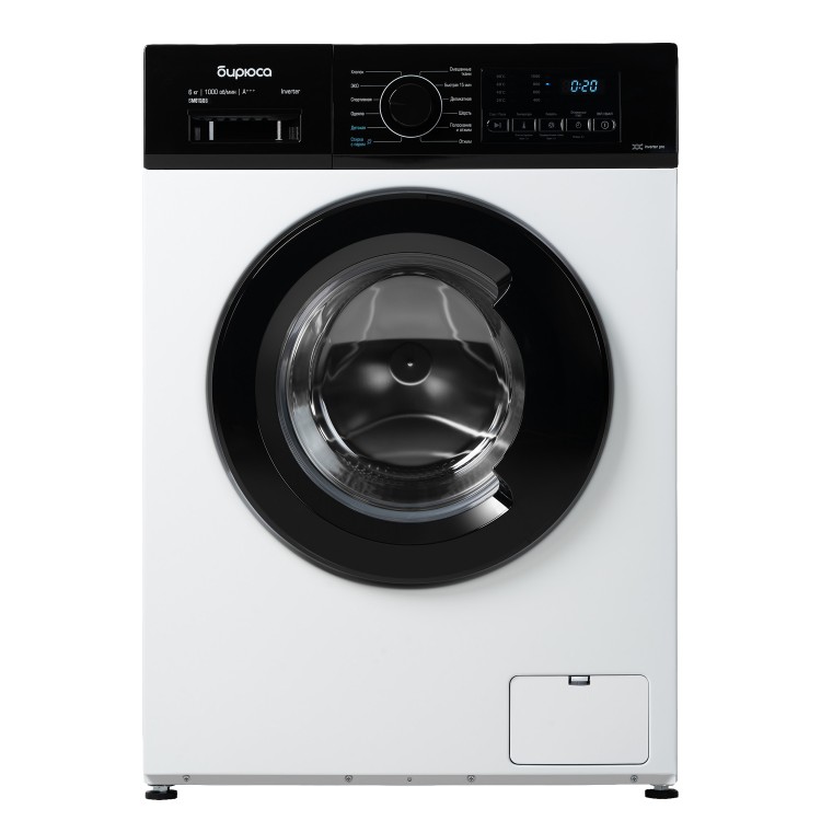 Изображение Стиральная машина Бирюса WM-SM610/08, белый (фронтальная, 6 кг, 1000 об/мин )