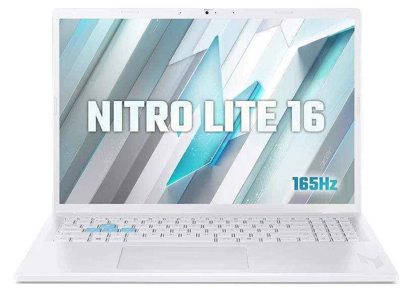 Изображение Ноутбук Acer Nitro Lite 16 NL16-71G-568T (Intel 13420H 2100 МГц/ SSD 512 ГБ  /RAM 16 ГБ/ 16" 1920x1200/VGA дискретная/ Без ОС) (NH.D26CD.003)