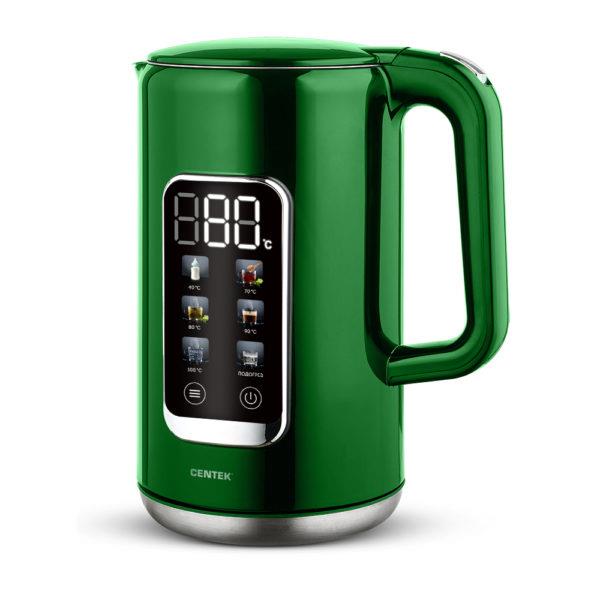 Изображение Электрический чайник CENTEK CT-1003 Green (2200 Вт/1,7 л /пластик/зеленый)