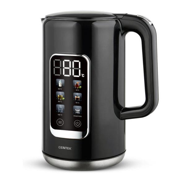 Изображение Электрический чайник CENTEK CT-1003 (2200 Вт/1,7 л /пластик/черный)