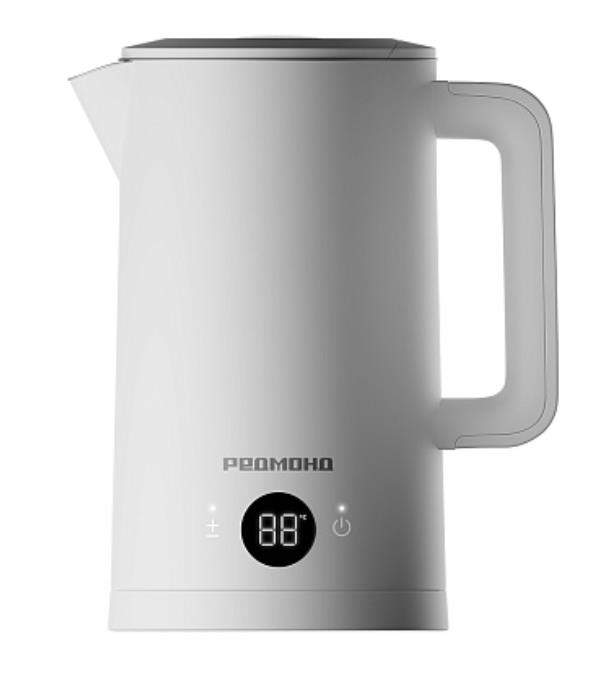Изображение Электрический чайник REDMOND KM-245 (2200 Вт/1,7 л /пластик, нержавеющая сталь/белый)