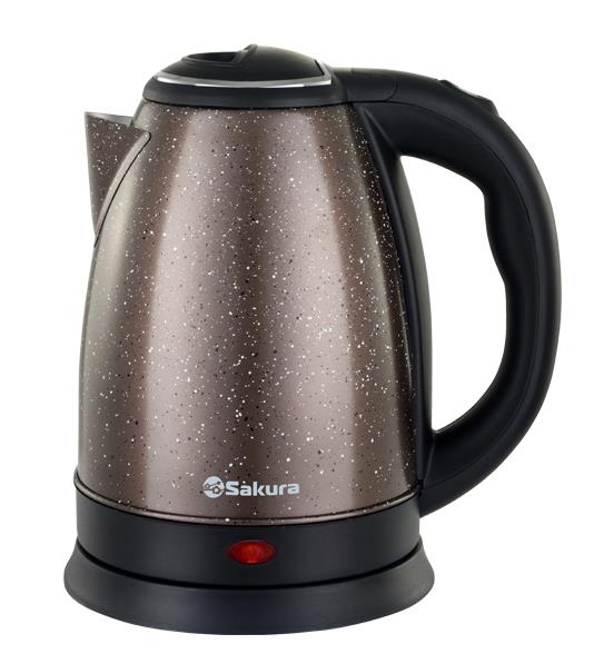 Изображение Электрический чайник Sakura SA-2134DBR  (1800 Вт/1,8 л /нержавеющая сталь/бронзовый)