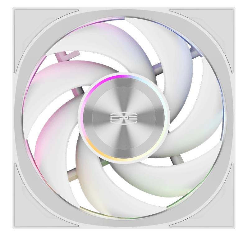 Изображение Вентилятор PCcooler F7 X120 ARGB White (3000 об/мин , 120x120x25 мм,4-pin PWM)