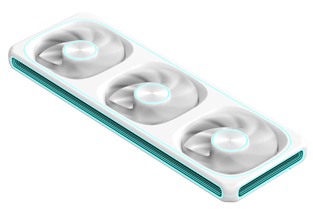 Изображение Вентилятор Formula Air Fusion 3 WH ARGB (1800 об/мин , 120x120x25 мм,4-pin PWM)