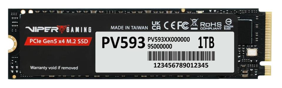 Изображение SSD диск Patriot Viper PV593 1000 Гб 2280 (PV593P1TBM28H)