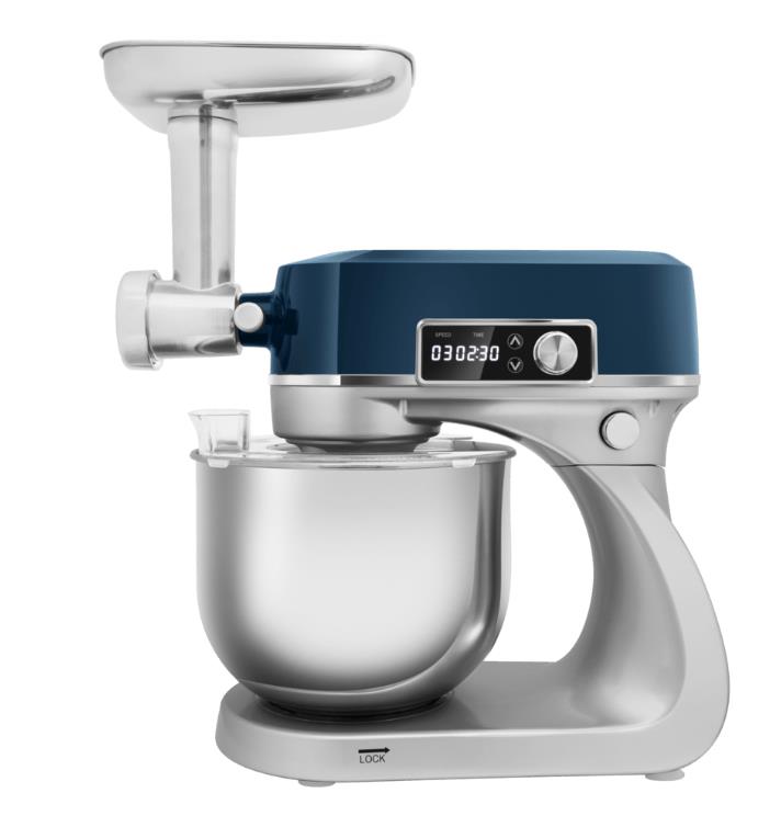 Изображение Кухонный комбайн MAUNFELD MF-425BL (/1200 Вт /серебристый, синий)