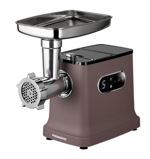 Изображение Мясорубка REDMOND MG-502 (1000 Вт /2 кг/мин/серо-коричневый)