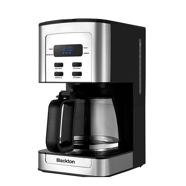Изображение Кофеварка Blackton Bt DCM100 Steel-black (капельная/1,2 л /800 Вт )