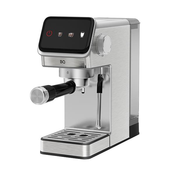 Изображение Кофеварка BQ CM7003 серебристый (рожковая/1,2 л /1350 Вт )