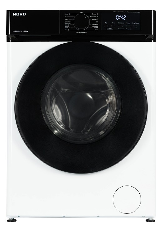 Изображение Стиральная машина Nord i-WSB 1014 W, белый/черный (фронтальная, 10,5 кг, 1400 об/мин )