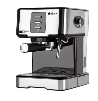 Изображение Кофеварка Timberk T-CM33038 черный (рожковая/1,5 л /1100 Вт )