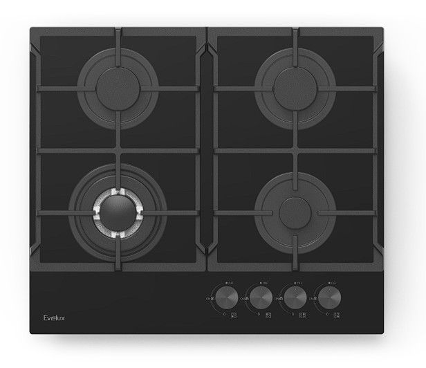 Изображение Варочная панель Evelux HEG 675 BG (черный)