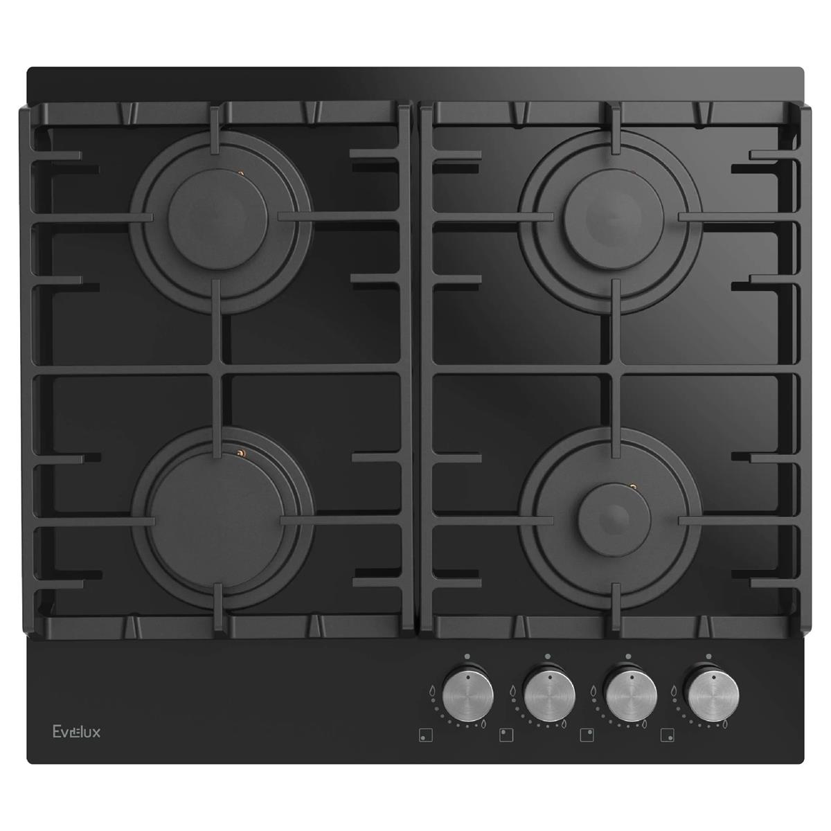 Изображение Варочная панель Evelux HEG 600 BG (черный)