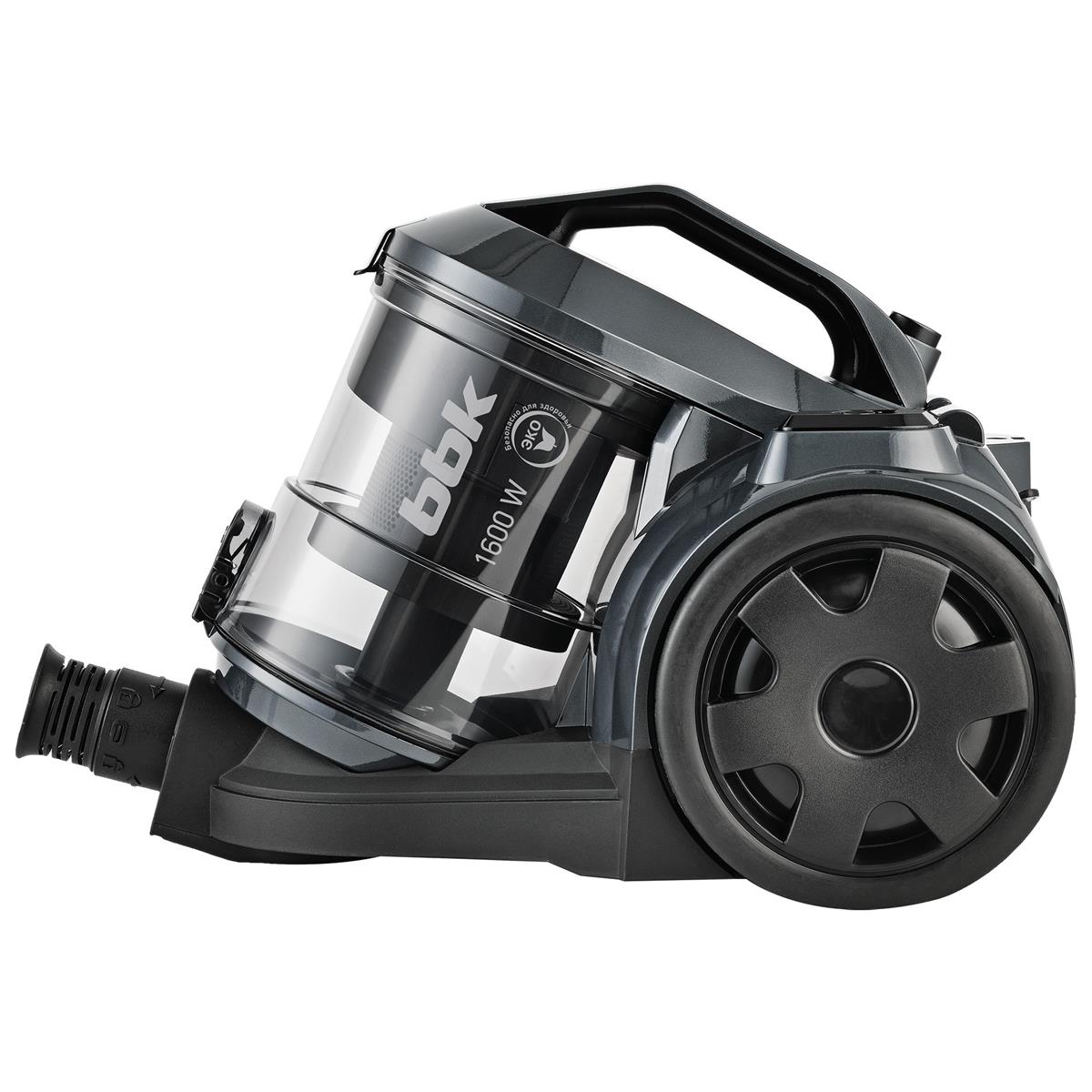 Изображение Пылесос BBK BV1601 (1600 Вт /контейнер/серый)
