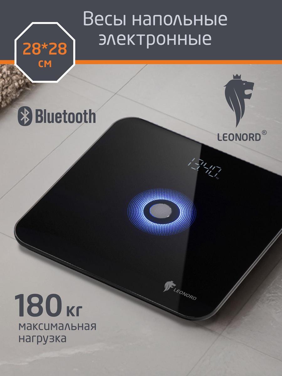 Изображение Весы Leonord LE-1274 Bluetooth (109930),черный