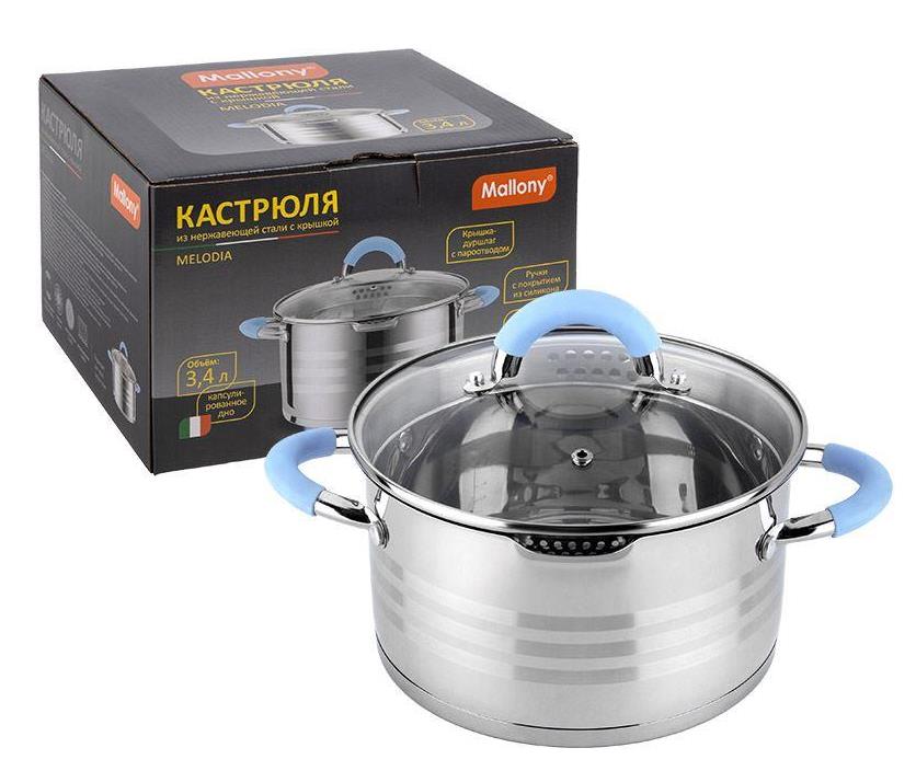 Изображение Кастрюля Mallony MELODIA (109008) (3,4 л )