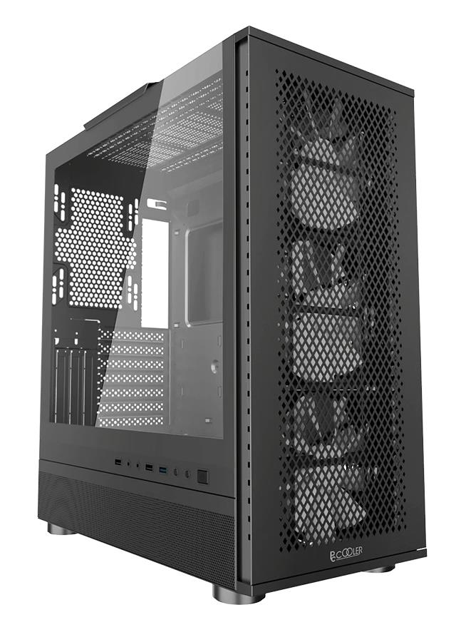 Изображение Корпус PCcooler ME200 MESH BK (mATX, ATX, Mini-ITX, EATX, черный, без БП)/(ME200 MESH BK)