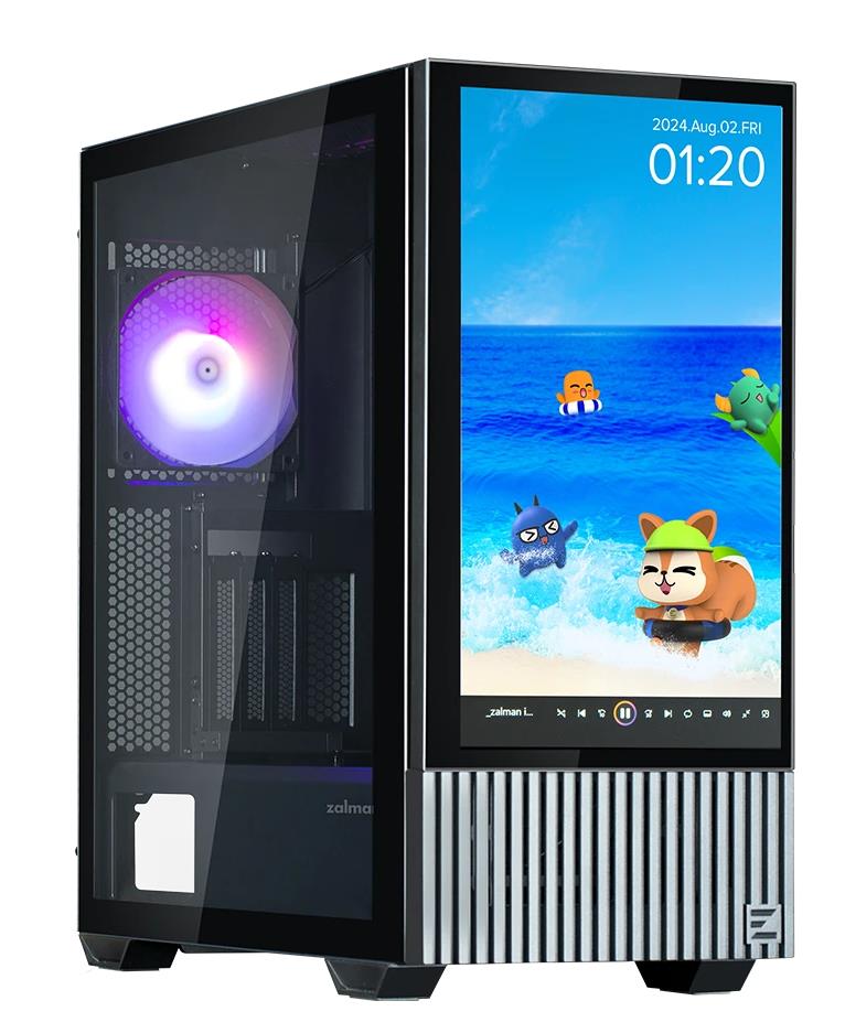 Изображение Корпус Zalman Z10 DS Black (mATX, ATX, Mini-ITX, черный, без БП)/(Z10 DS Black)
