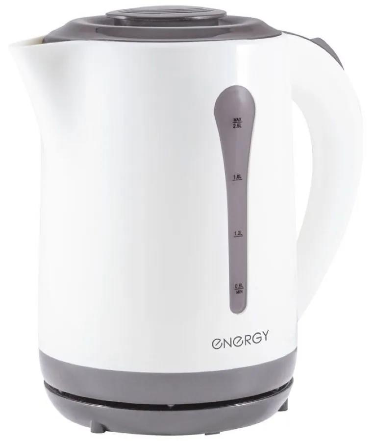 Изображение Электрический чайник Energy E-213 (2200 Вт/2,5 л /пластик/серый, белый)